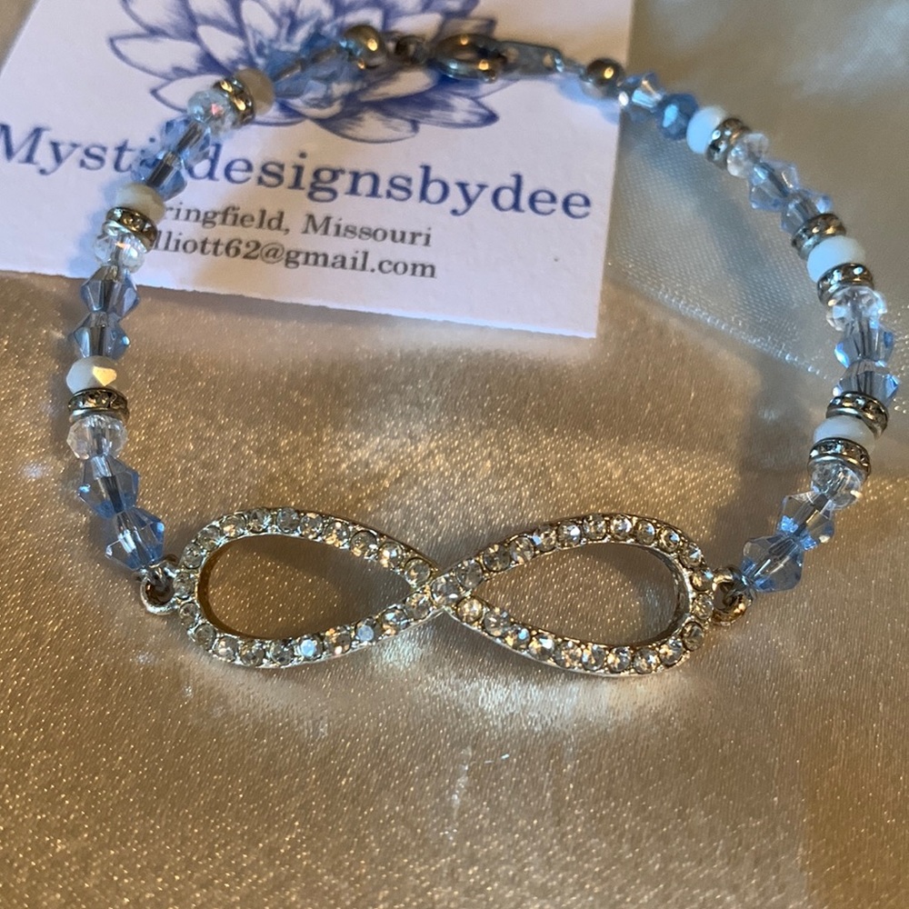One of a kind infinity bracelet